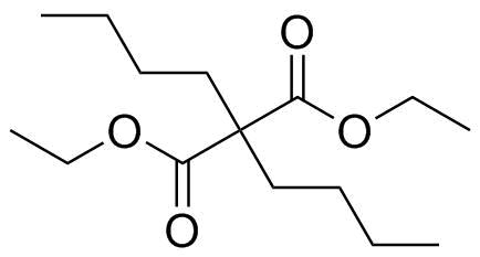 Diethyl 2,2-Dibutylmalonate Structure