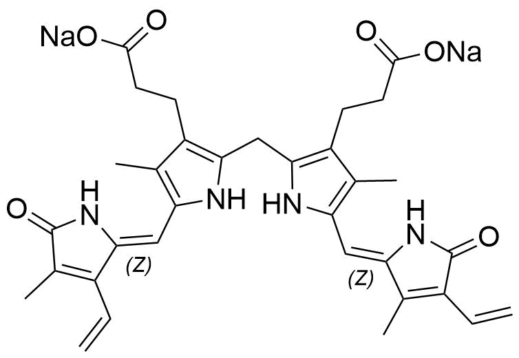 Bilirubin Disodium Structure