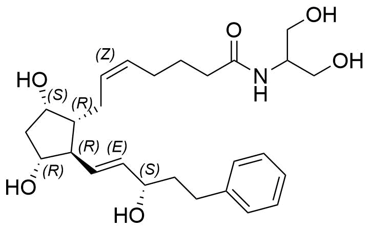 Bimatoprost Impurity 43 Structure