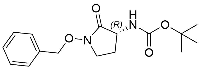 Tert-Butyl (R)-(1-(Benzyloxy)-2-Oxopyrrolidin-3-Yl)Carbamate Structure