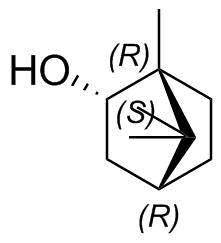 (+)-Borneol Structure