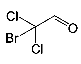 Bromodichloroacetaldehyde Structure