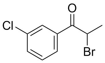 Bupropion 2-Bromo Impurity Structure