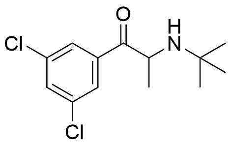 Bupropion 3\',5\'-Dichloro Impurity Structure