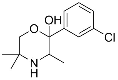 Bupropion Morpholinol Impurity Structure