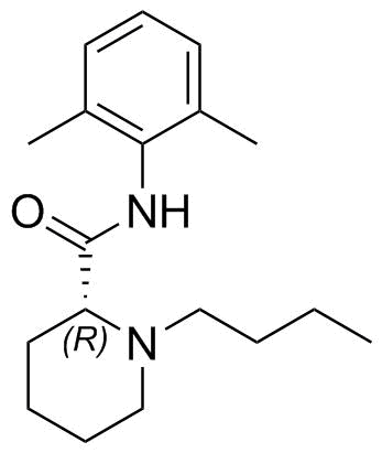 (R)-Bupivacaine Structure