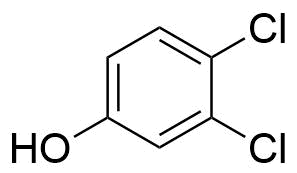 3,4-Dichlorophenol Structure