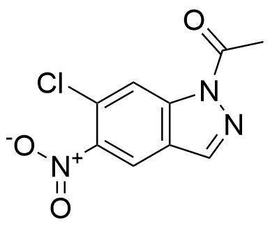 1-(6-Chloro-5-Nitro-1H-Indazol-1-Yl)Ethan-1-One Structure