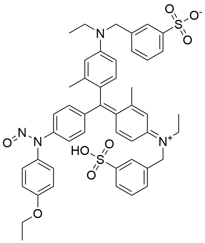 N-Nitroso-Brilliant Blue G Structure