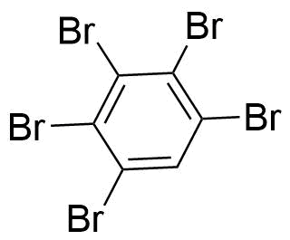 1,2,3,4,5-Pentabromobenzene Structure