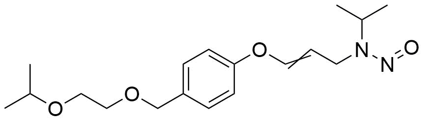 Bisoprolol Nitroso Impurity 63 Structure