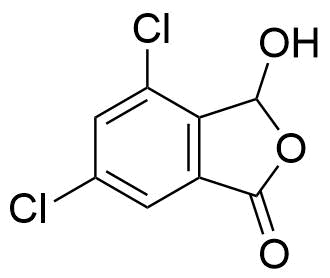 4,6-Dichloro-3-Hydroxyisobenzofuran-1(3H)-One Structure