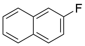 2-Fluoronaphthalene Structure