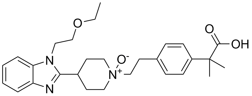 Bilastine Impurity 13 Structure