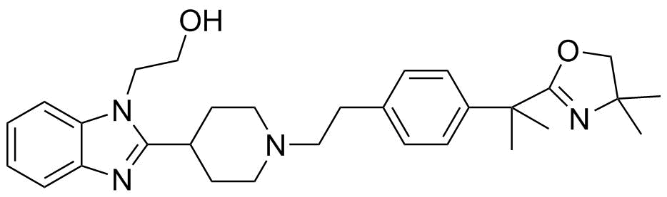 Bilastine Impurity 32 Structure