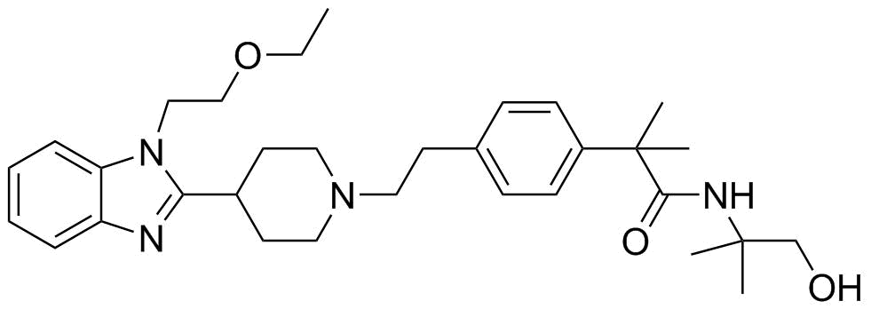 Bilastine Impurity 33 Structure