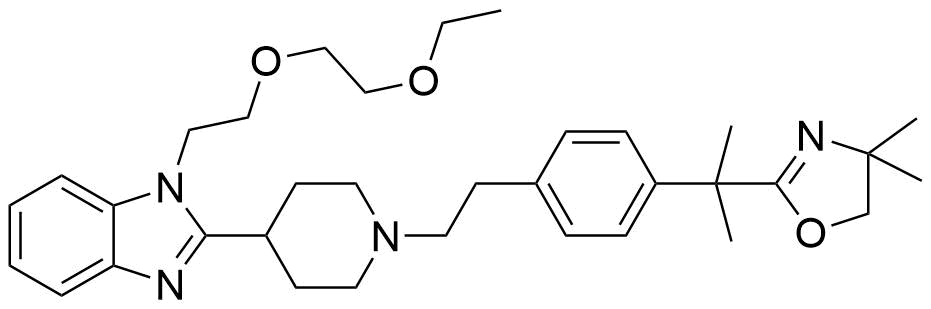 Bilastine Impurity 40 Structure