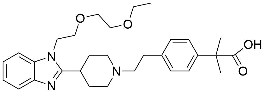 Bilastine Impurity 41 Structure