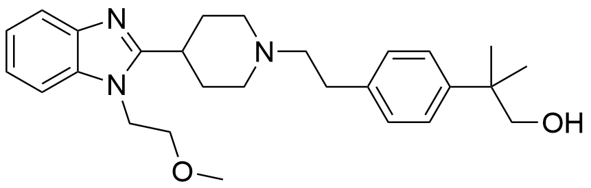 Bilastine Impurity 126 Structure