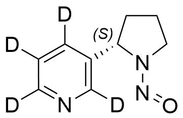 (2S)-N\'-Nitrosonornicotine-D4 Structure