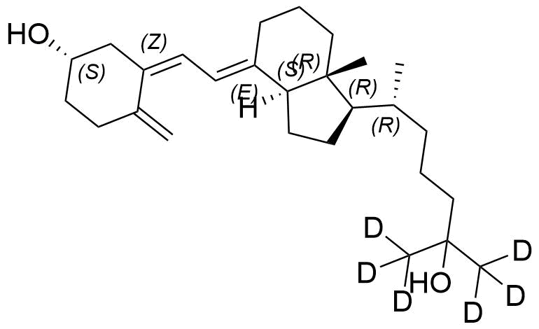Calcifediol-D6 Structure