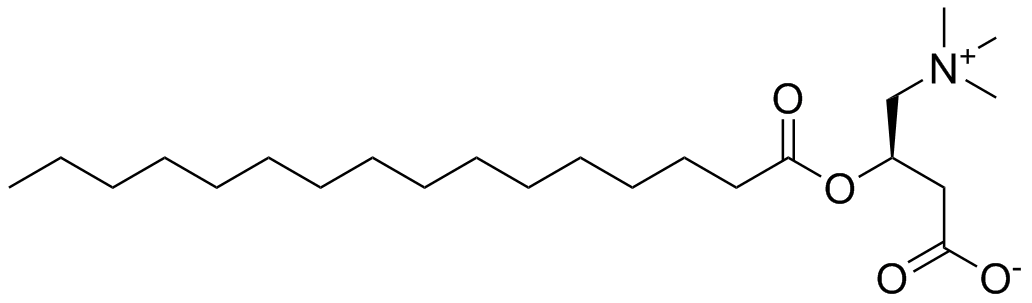 Palmitoyl-L-Carnitine Structure
