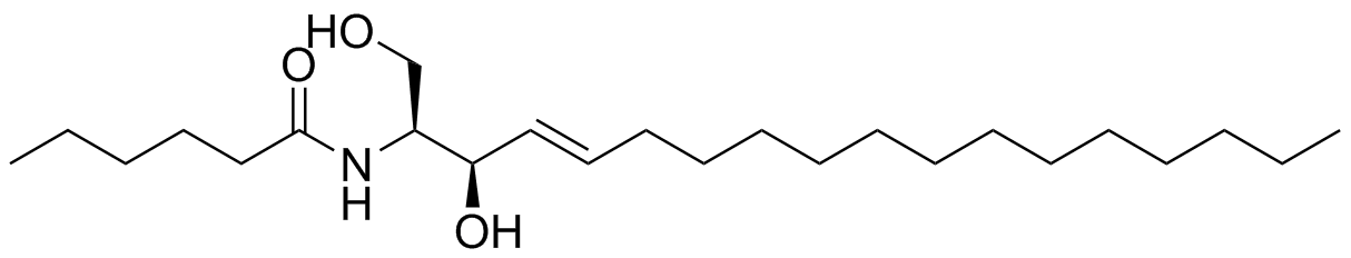 N-Caproylsphingosine Structure