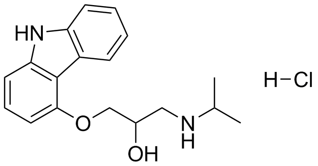 Carazolol Hydrochloride Structure