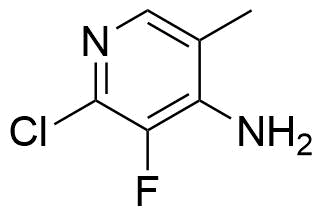 2-chloro-3-fluoro-5-methylpyridin-4-amine Structure