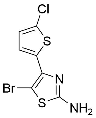 5-Bromo-4-(5-Chlorothiophen-2-Yl)Thiazol-2-Amine Structure