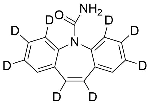 Carbamazepine-d8 Structure