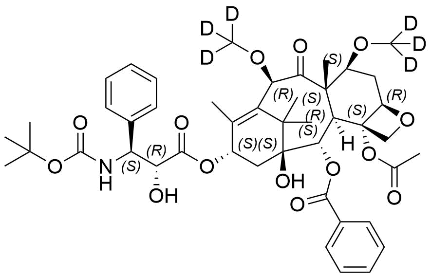 Cabazitaxel-D6 Structure