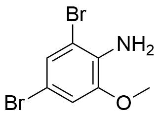 2,4-Dibromo-6-Methoxyaniline Structure