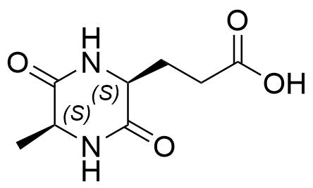 Cyclo(-Ala-Glu) Structure