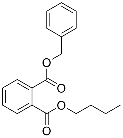Benzyl Butyl Phthalate Structure