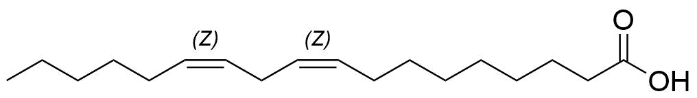 (9Z,12Z)-9,12-Octadecadienoic Acid Structure