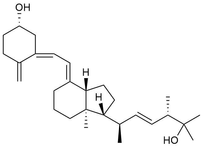 25-Hydroxy Vitamin D2 Structure
