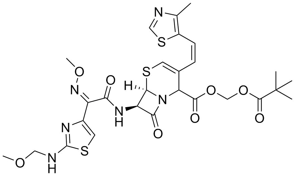 Cefditoren Pivoxil Impurity 2 Structure