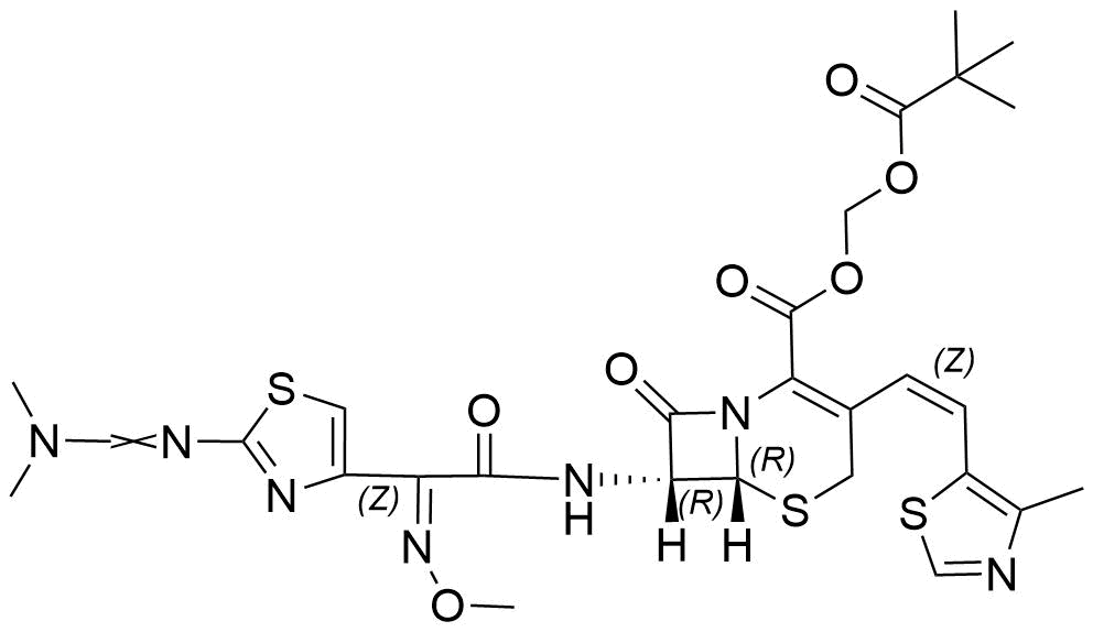 Cefditoren Pivoxil Impurity 5 Structure