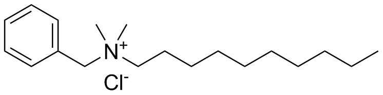 N-Benzyl-N,N-Dimethyldecan-1-Aminium Chloride Structure