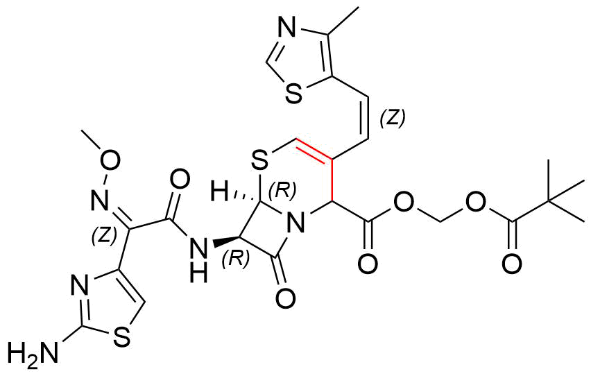 Cefditoren Pivoxil △-3-Isomer(P3) Structure