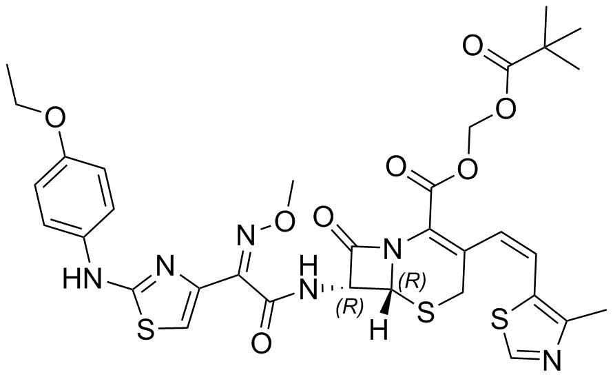 Cefditoren Pivoxil Impurity 52 Structure