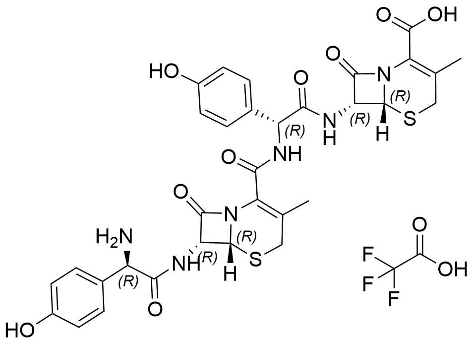 Cefadroxil Dimer Trifluoroacetate Structure
