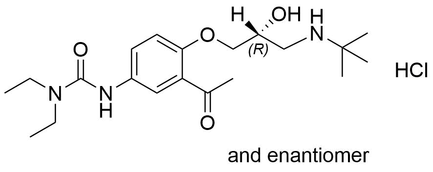 Celiprolol Structure