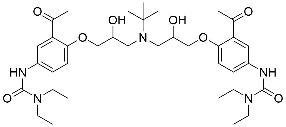 Celiprolol EP Impurity E Structure