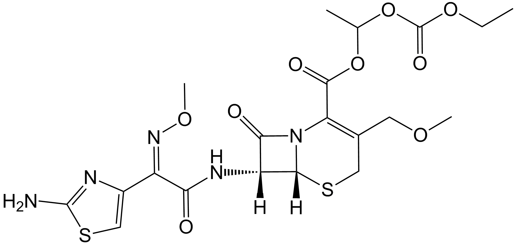 Cefpodoxime Proxetil Impurity 15 Structure