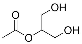 Glycerin 2-Acetate Structure