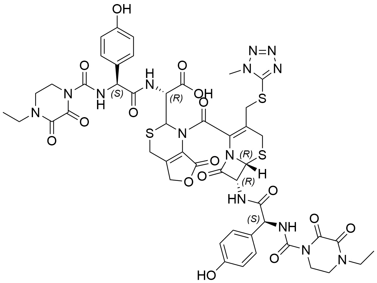 Cefoperazone Dimer Impurity 65 Structure