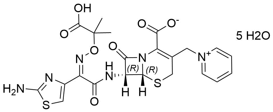 Ceftazidime Pentahydrate Structure