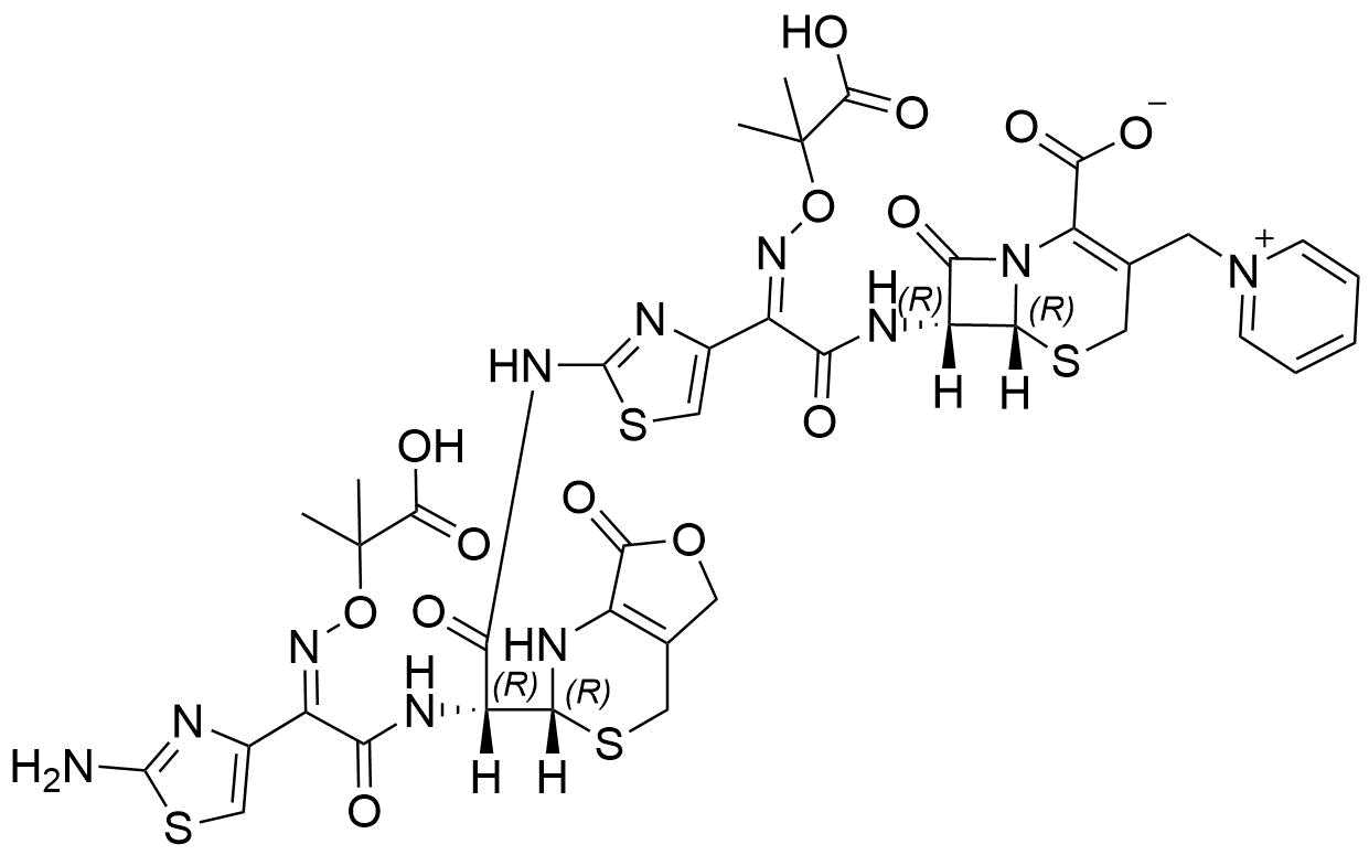 Ceftazidime Dimer Impurity 51 Structure